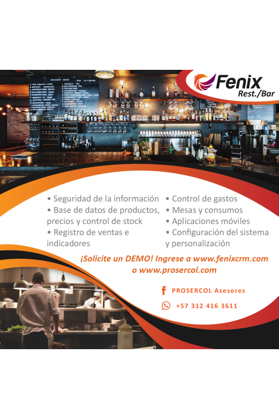 Software Fenix Bares y Restaurantes